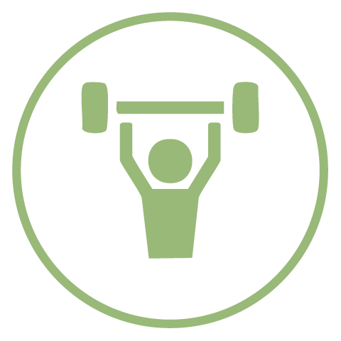 Icon representing physical endurance supported by True Origin pure Himalayan shilajit