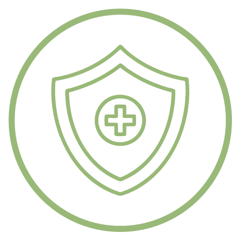 Icon representing immune support associated with True Origin shilajit