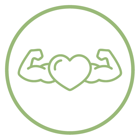 Icon representing vitality support from True Origin pure Himalayan shilajit