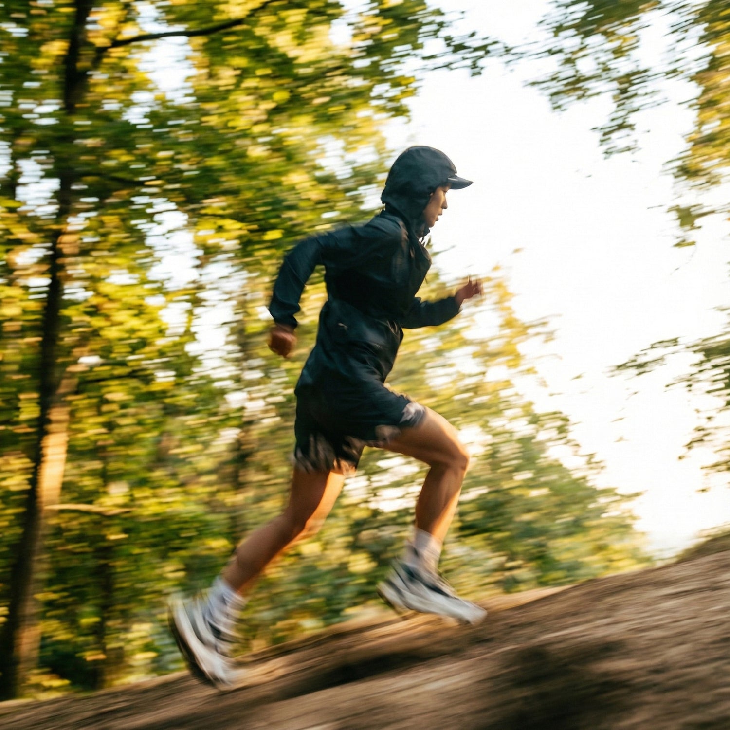 Person running to show stamina and endurance supported by True Origin pure Himalayan shilajit